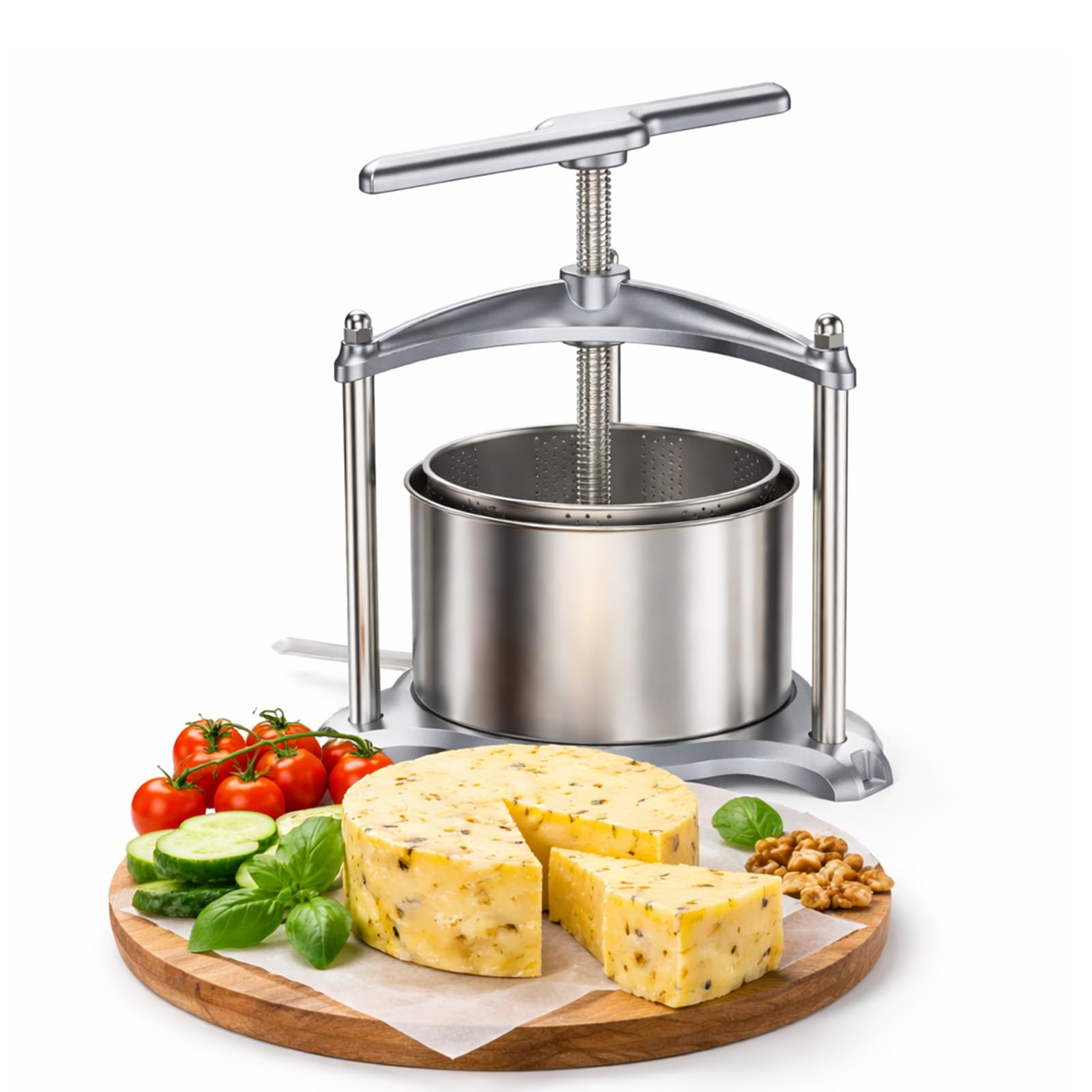Amazon.com: EJWOX Manual Cheese Press, 1.6 Gallon Heavy Duty Food